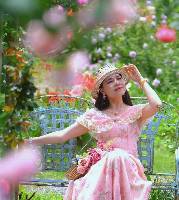桂林花海秘境：哈尼花园