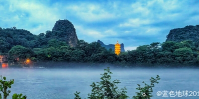 江面上的平流雾