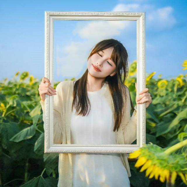 框住一片晴空