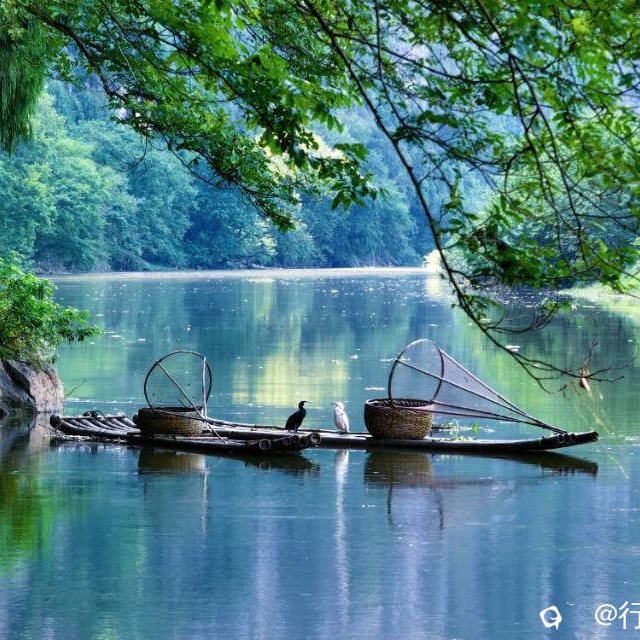 阳朔全家洲浪石风光