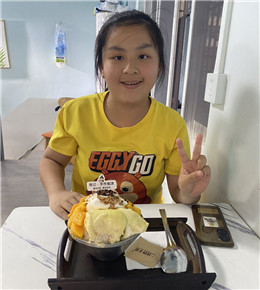 【苏苏】榴莲绵绵冰，消暑降温