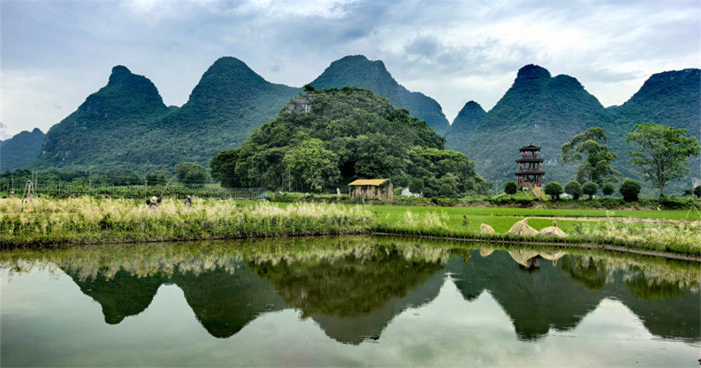 临桂周边的网红天空之镜，今年人少景美