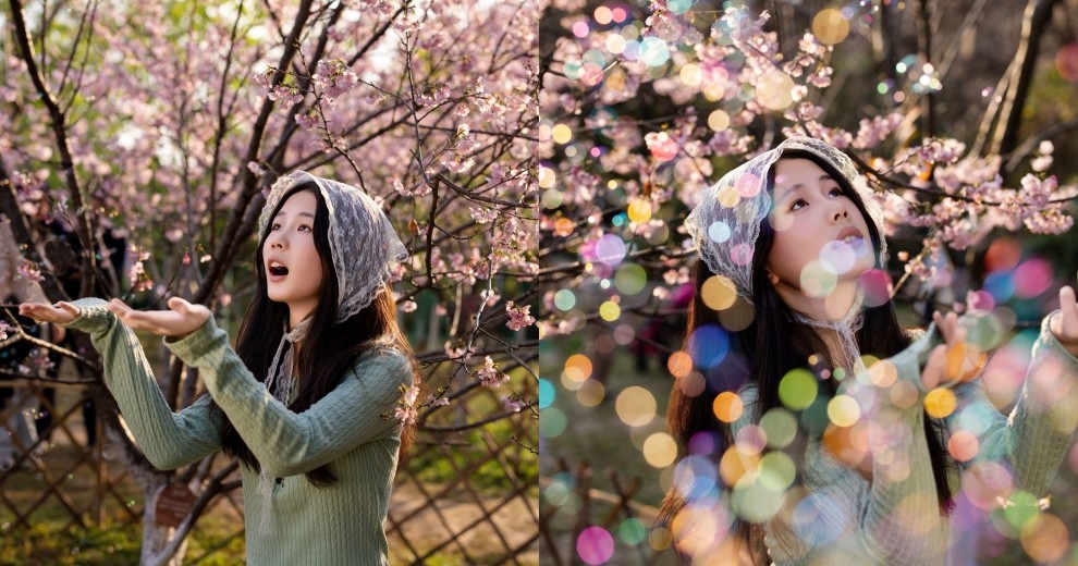 南溪山櫻花開了～