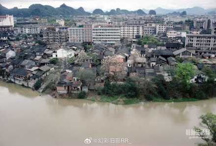 1987年的桂林，拍攝者的位置是？