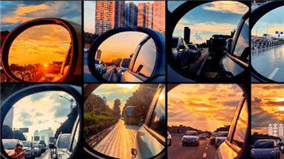 2025年，我在汽車后視鏡中拍下桂林城