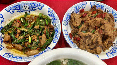 日輝的菜，量足，味好，挺實在！