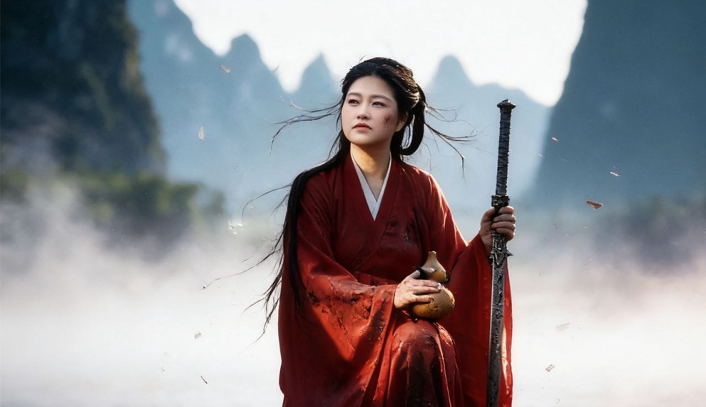 当用武侠的方式打开桂林山水