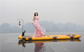 风姿摄影尧山顶活动作业