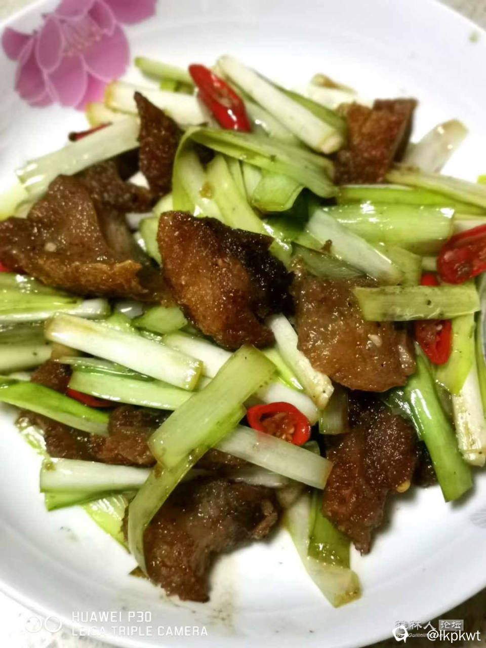 蒜椒锅烧炝韭黄