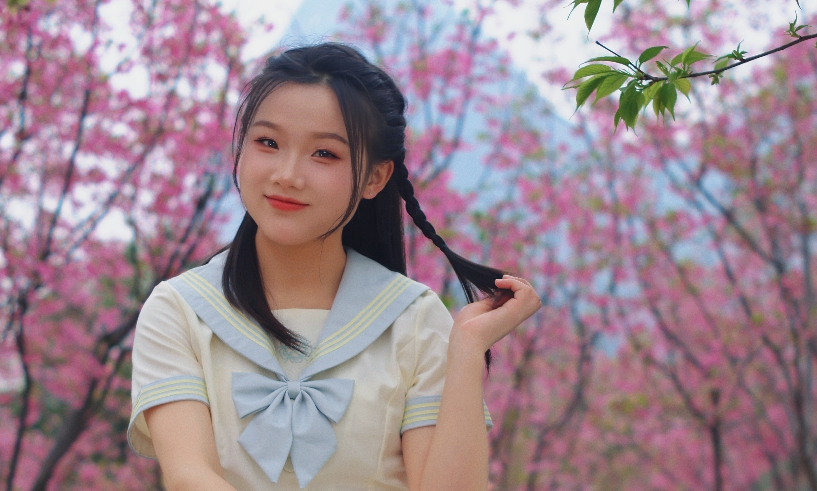 看！是樱花味的JK