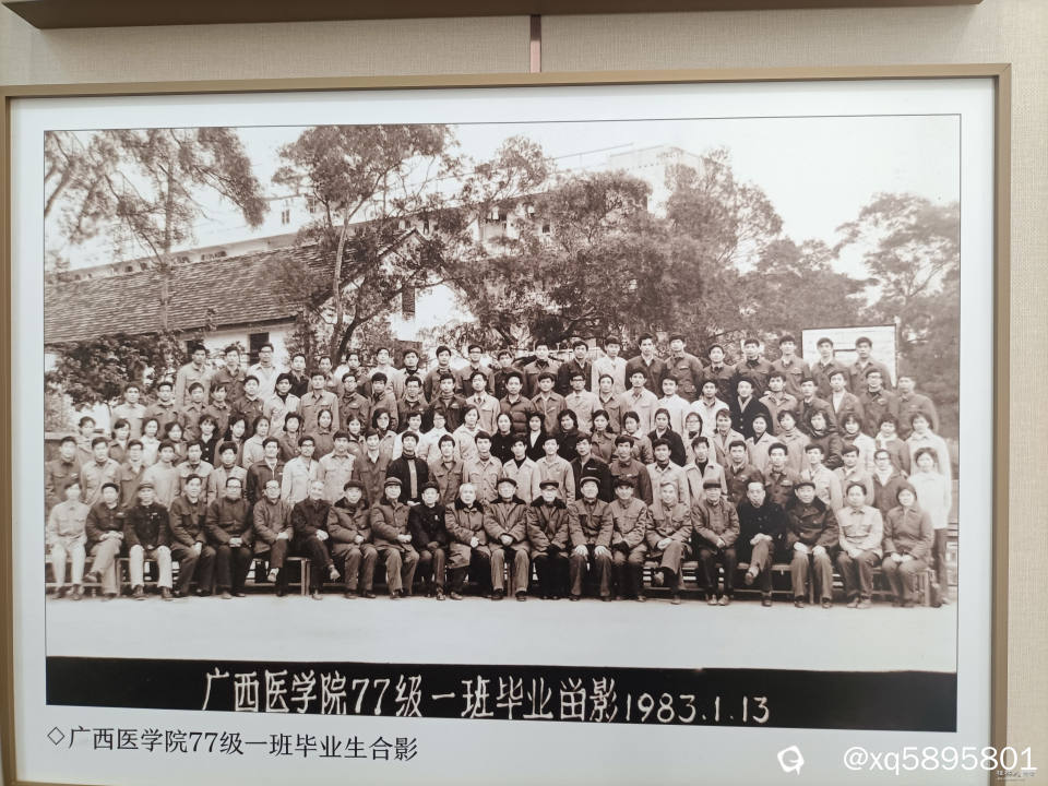 77级学生毕业留影1