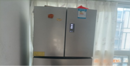 9成新法式容声双开门冰箱低价转让