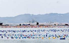 南澳岛观海上养殖区