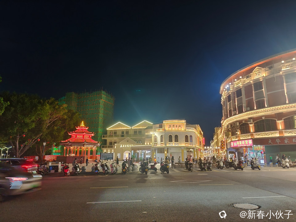 八角亭，嘉应古城入口
