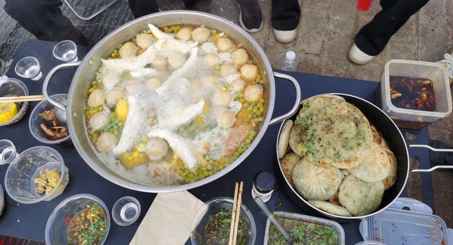 最近迷上了野外&ldquo;摆摊&rdquo;