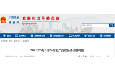 广西最新油价出炉