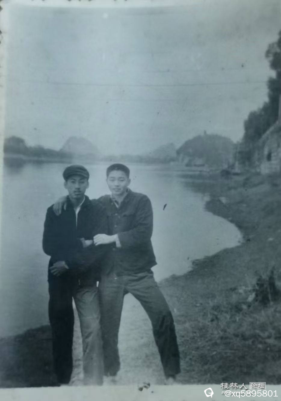 1974年漓江边