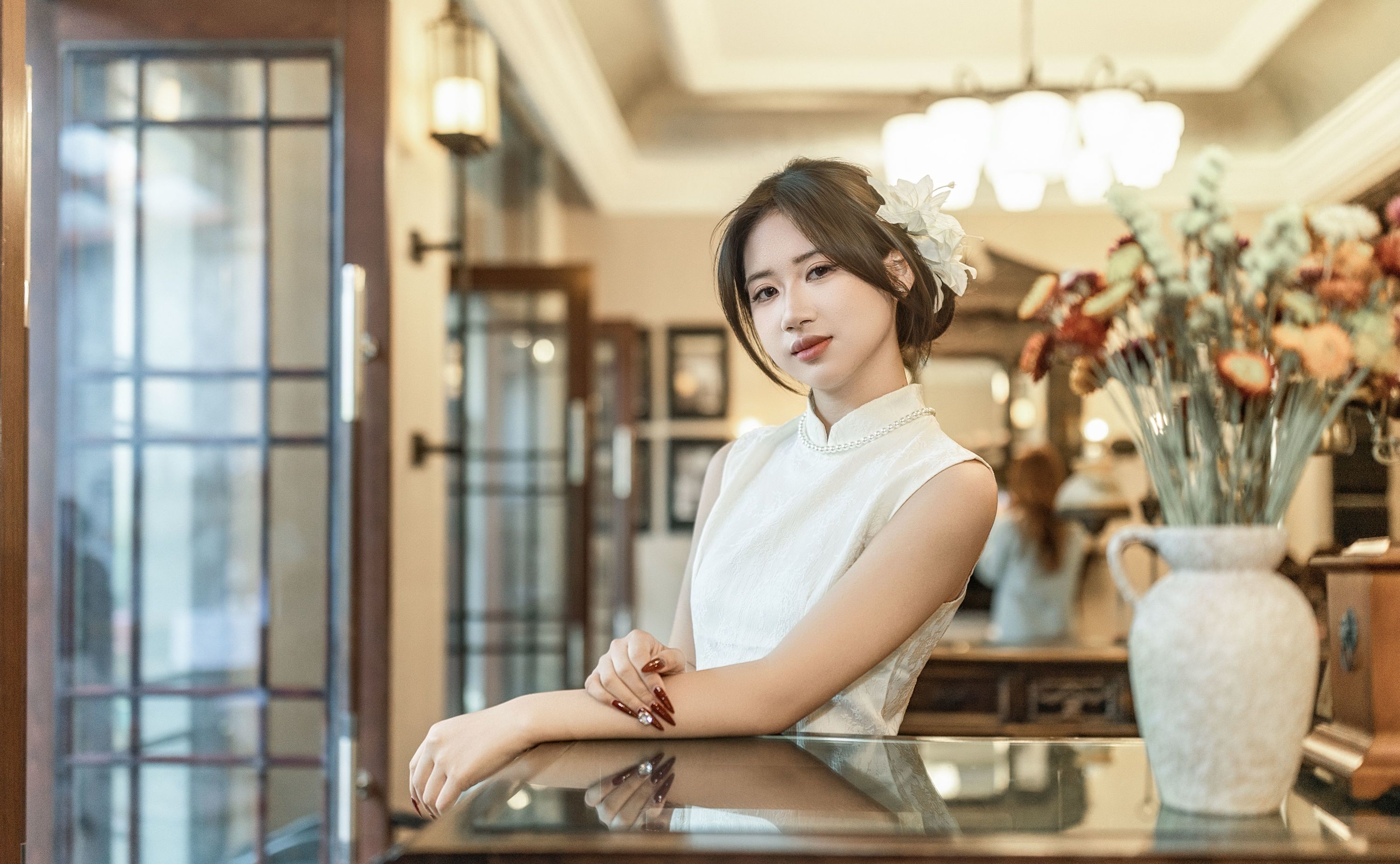 古亭白裳，时光慢漾