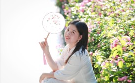 五月，月季花