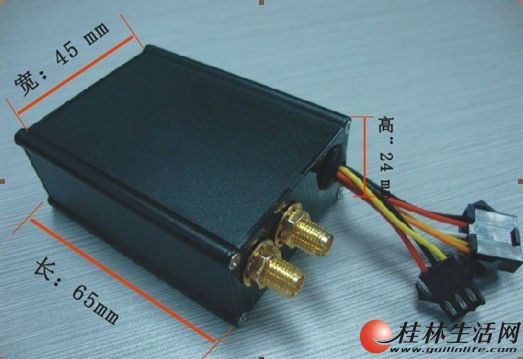 С����GPS���ض�λ�նˣ����γߴ磺65*45*24mm