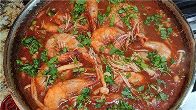 秀一秀俺家女儿做的虾