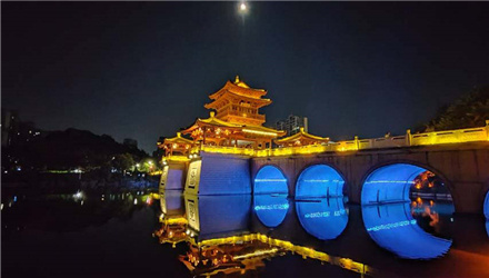 状元桥，中秋水印明月常乡思