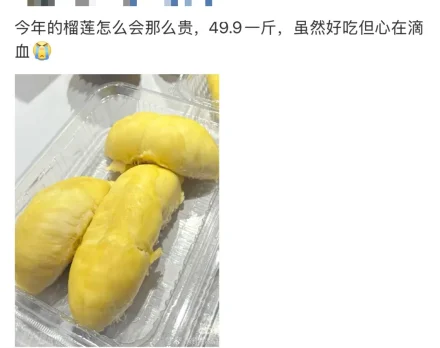 价格腰斩！杭城榴莲大量上市，有人一买两三个