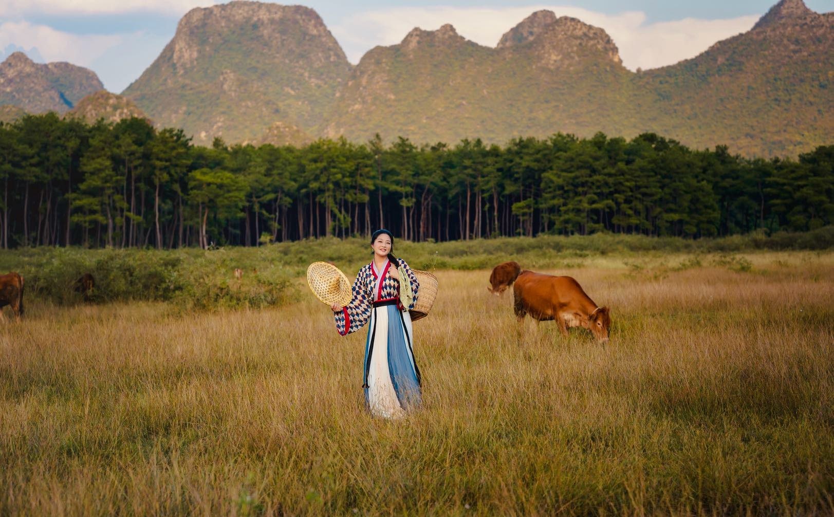 这里真的很适合拍田园牧歌