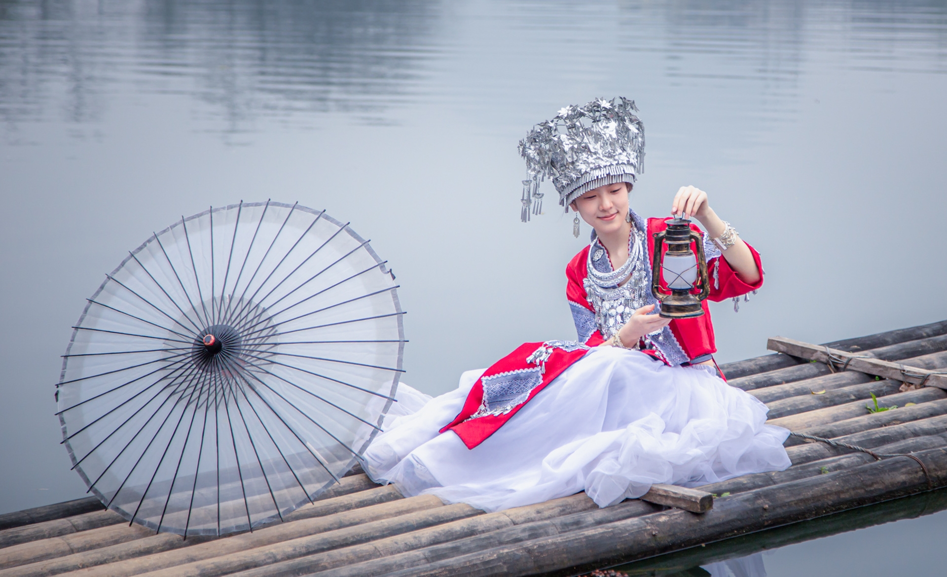 ［一可叶］【观塔山春雾～偶遇靓妹子】