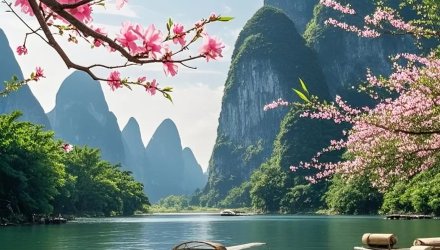 谢池春慢・漓江春行