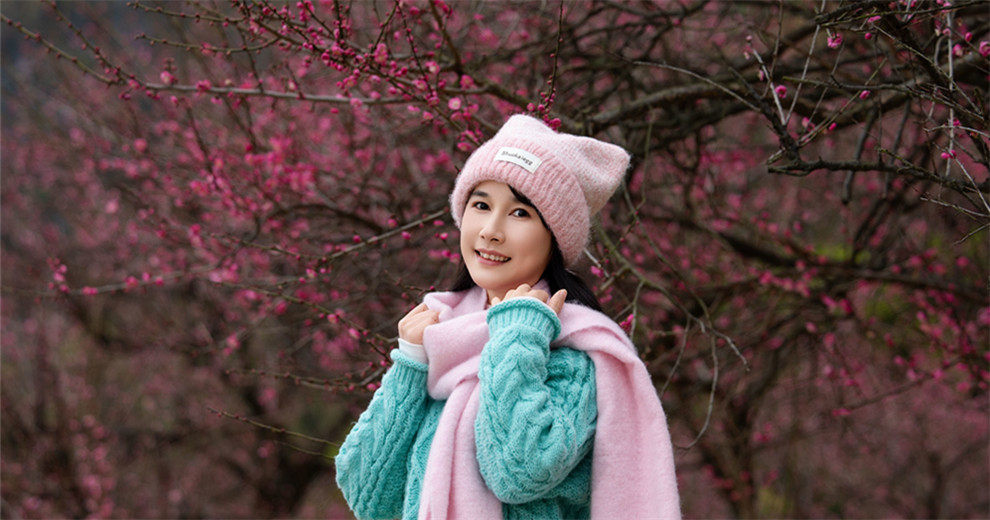 穿山公園梅花開