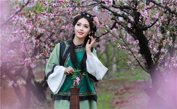 桃之夭夭，灼灼其华