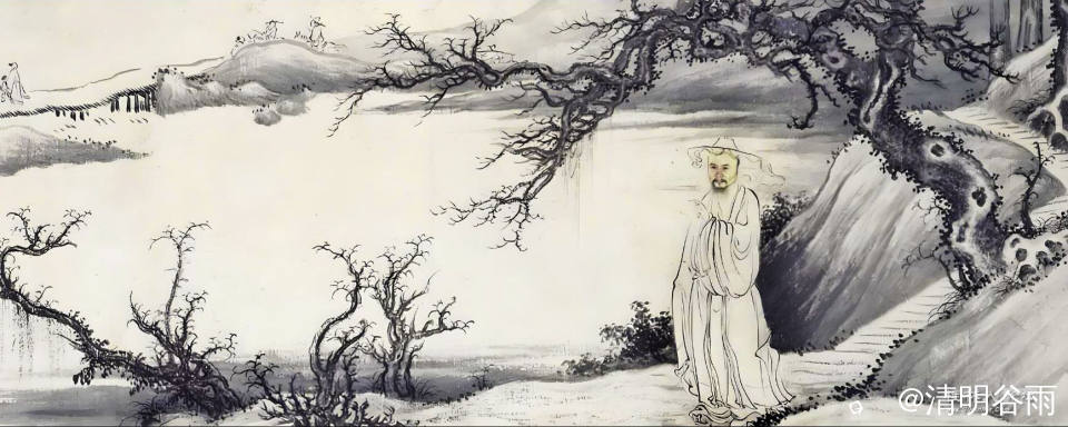 清 禹之鼎为乔莱之子乔崇修所画《念堂溪边独立图》.jpg