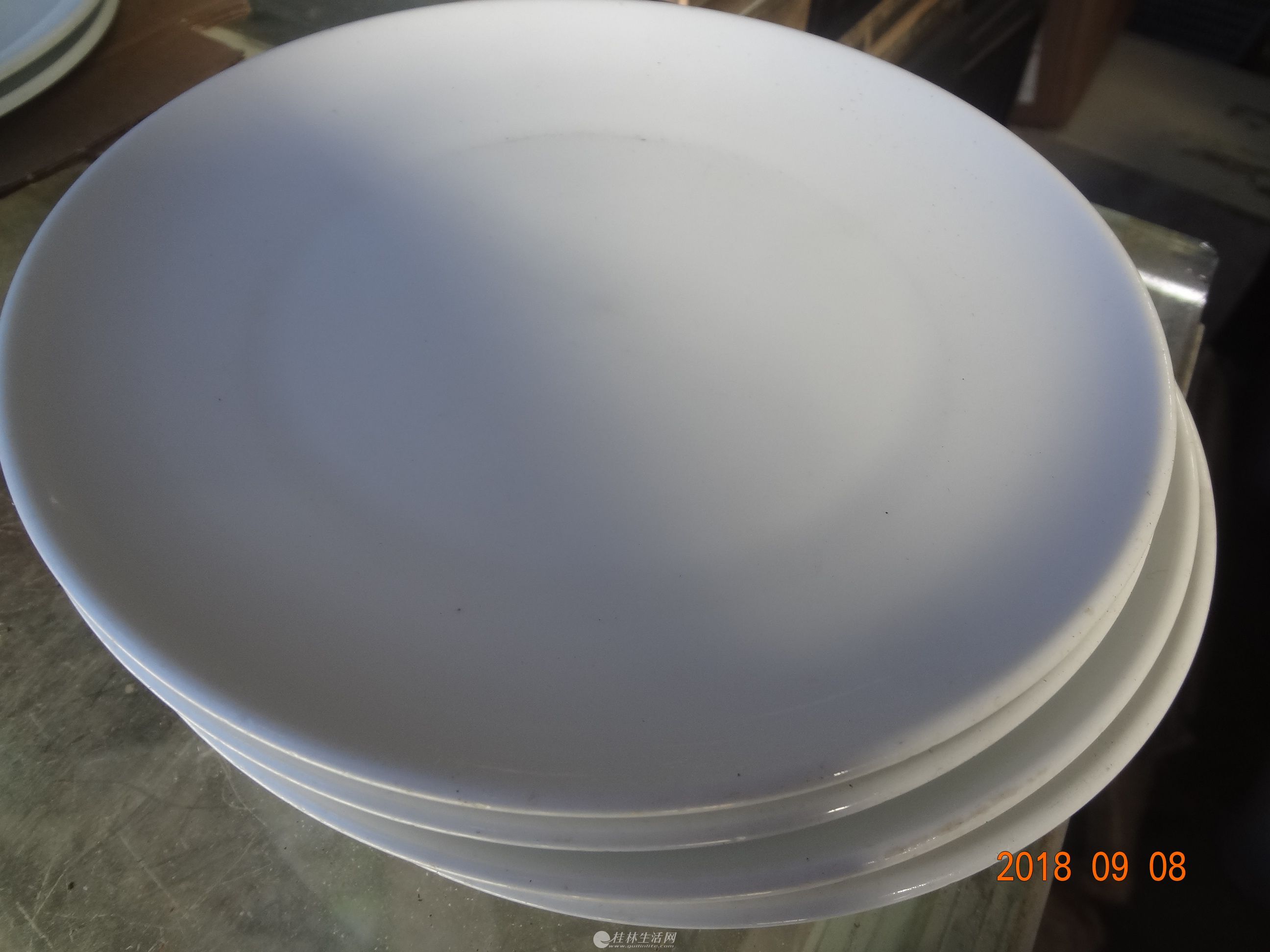 �մ����Ӵ��Բ�ΰ�ɫǳ��ƽ�̼���Բ���̷���20CM����