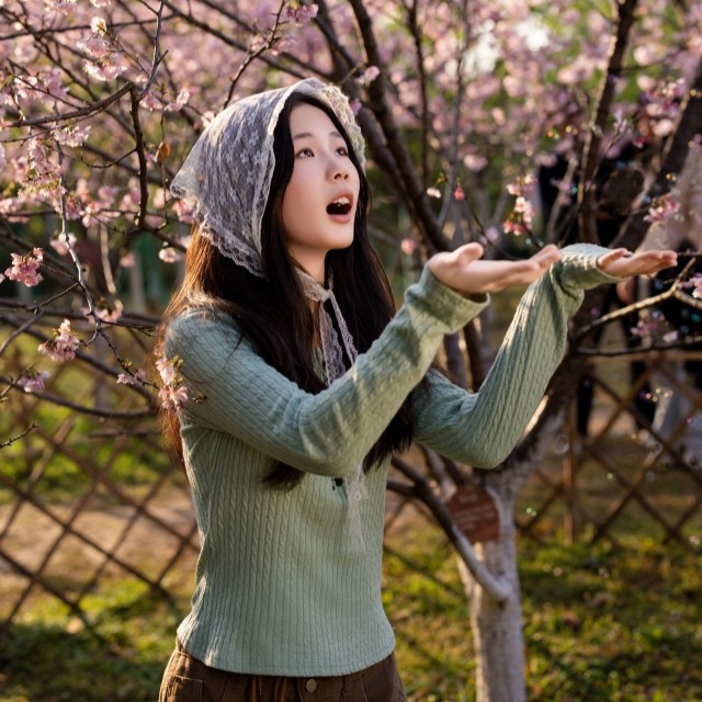 南溪山櫻花開了～